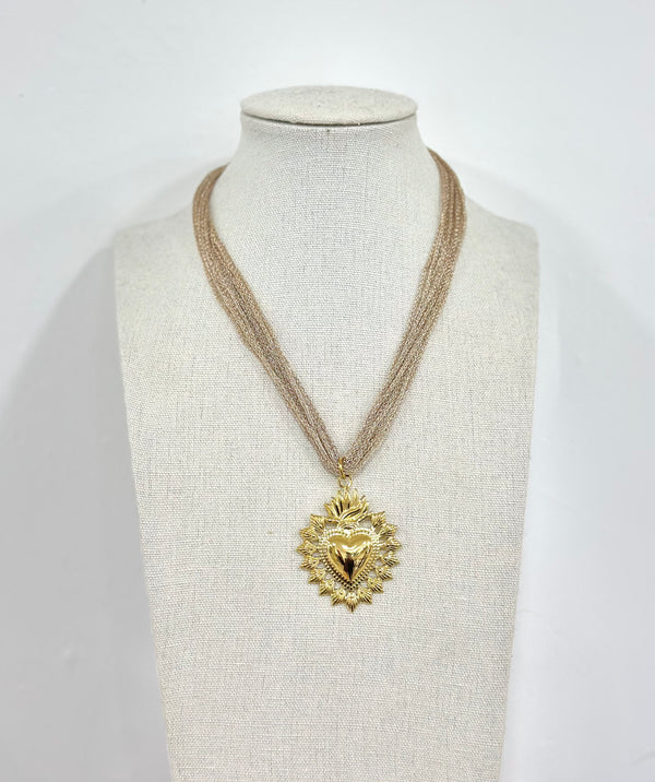 Collana cuore sacro