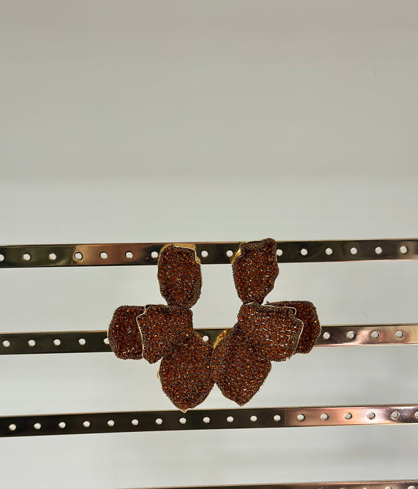 Orecchìni brown lux