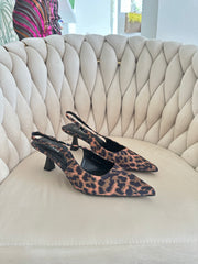 Slingback leopard