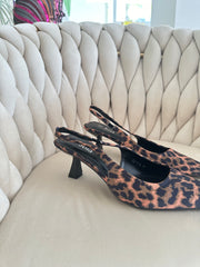 Slingback leopard