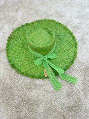 Cappello Paglia Verde