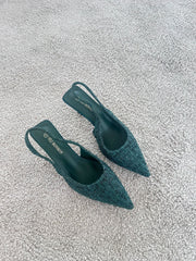 Slingback Elettra Verde