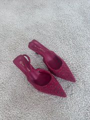 Slingback Elettra rosso