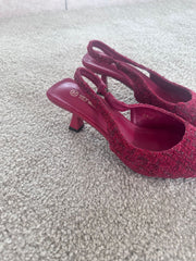 Slingback Elettra rosso