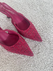 Slingback Elettra rosso