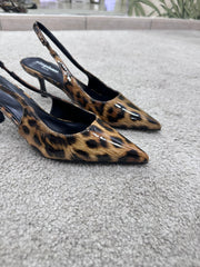 Slingback Vanessa Leopard