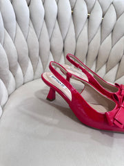 Slingback Fiocchetto red